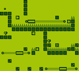 Thumbnail for a map of Level 40 for the Game Boy game The Bouncing Ball.