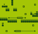 Thumbnail for a map of Level 45 for the Game Boy game The Bouncing Ball.