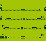 Thumbnail for a map of Level 47 for the Game Boy game The Bouncing Ball.
