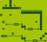 Thumbnail for a map of Level 49 for the Game Boy game The Bouncing Ball.