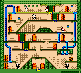Thumbnail for a map of Stage 20 for the Game Boy game Bugs Bunny Crazy Castle 3.