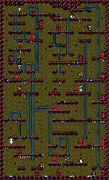 Thumbnail for a map of Stage 44 for the Game Boy game Bugs Bunny Crazy Castle 3.