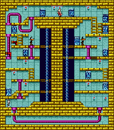 Thumbnail for a map of Stage 51 for the Game Boy game Bugs Bunny Crazy Castle 3.