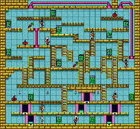 Thumbnail for a map of Stage 52 for the Game Boy game Bugs Bunny Crazy Castle 3.