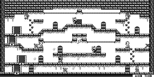 Thumbnail for a map of Stage 03 for the Game Boy game The Bugs Bunny Crazy Castle II.