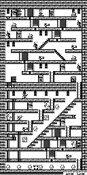 Thumbnail for a map of Stage 06 for the Game Boy game The Bugs Bunny Crazy Castle II.