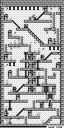 Thumbnail for a map of Stage 07 for the Game Boy game The Bugs Bunny Crazy Castle II.