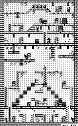 Thumbnail for a map of Stage 14 for the Game Boy game The Bugs Bunny Crazy Castle II.