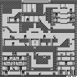 Thumbnail for a map of Stage 19 for the Game Boy game The Bugs Bunny Crazy Castle II.