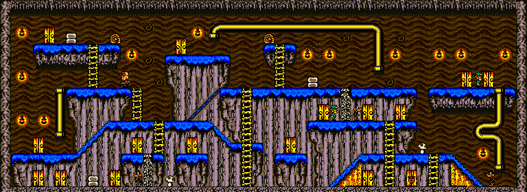 Thumbnail for a map of Stage 2-2 for the Game Boy game Bugs Bunny In Crazy Castle 4.