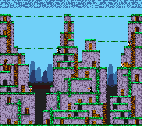 Thumbnail for a map of Stage 4-2 for the Game Boy game Bugs Bunny In Crazy Castle 4.