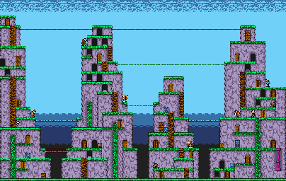 Thumbnail for a map of Stage 4-3 for the Game Boy game Bugs Bunny In Crazy Castle 4.