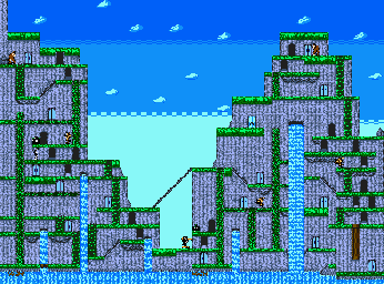 Thumbnail for a map of Stage 5-1 for the Game Boy game Bugs Bunny In Crazy Castle 4.