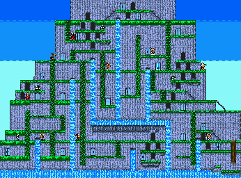 Thumbnail for a map of Stage 5-2 for the Game Boy game Bugs Bunny In Crazy Castle 4.