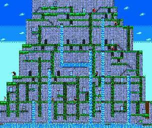 Thumbnail for a map of Stage 5-3 for the Game Boy game Bugs Bunny In Crazy Castle 4.