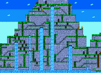 Thumbnail for a map of Stage 5-5 for the Game Boy game Bugs Bunny In Crazy Castle 4.