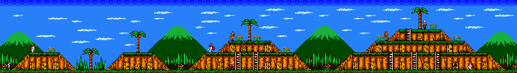 Thumbnail for a map of Stage 6-1 for the Game Boy game Bugs Bunny In Crazy Castle 4.