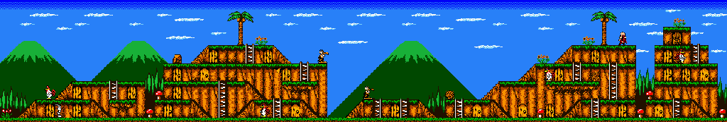 Thumbnail for a map of Stage 6-3 for the Game Boy game Bugs Bunny In Crazy Castle 4.