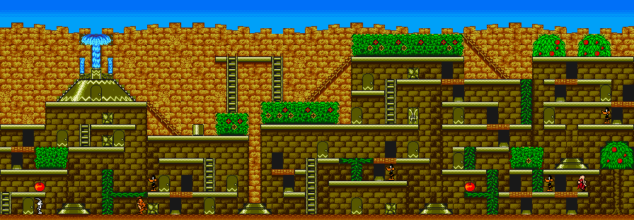 Thumbnail for a map of Stage 8-5 for the Game Boy game Bugs Bunny In Crazy Castle 4.