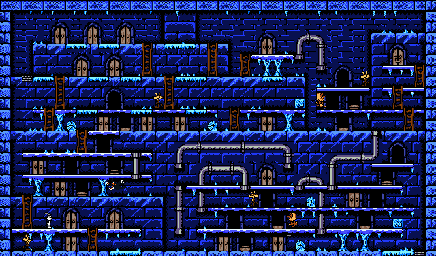 Thumbnail for a map of Stage 9-2 for the Game Boy game Bugs Bunny In Crazy Castle 4.