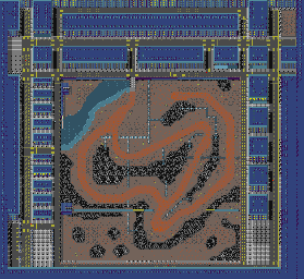 Thumbnail for a map of Level 10 for the Game Boy game Carmageddon: Carpocalypse Now.