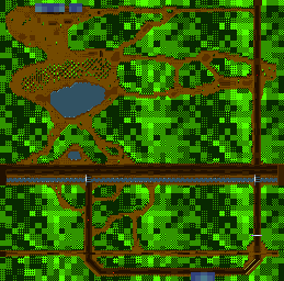 Thumbnail for a map of Level 11 for the Game Boy game Carmageddon: Carpocalypse Now.