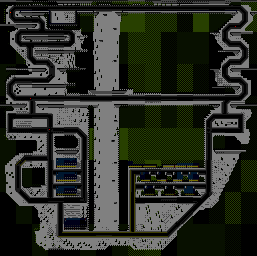 Thumbnail for a map of Level 13 for the Game Boy game Carmageddon: Carpocalypse Now.