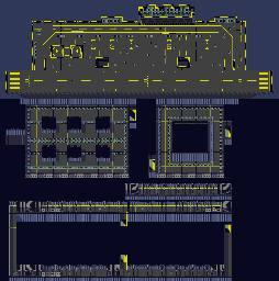 Thumbnail for a map of Level 18 for the Game Boy game Carmageddon: Carpocalypse Now.