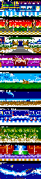 Thumbnail for a map of Stages for the Game Boy game Chinese Fighter EX.