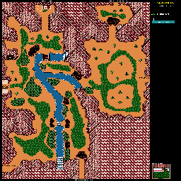 Thumbnail for a map of Cordel Plain for the Game Boy game Crystalis.