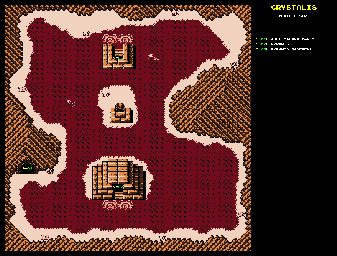 Thumbnail for a map of Death Desert for the Game Boy game Crystalis.