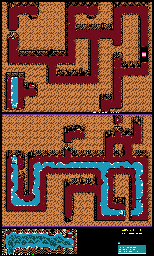 Thumbnail for a map of Evil Spirit Island for the Game Boy game Crystalis.