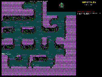 Thumbnail for a map of Forest Maze for the Game Boy game Crystalis.