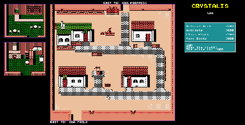 Thumbnail for a map of Goa for the Game Boy game Crystalis.