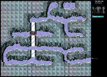 Thumbnail for a map of Mt. Sabre South for the Game Boy game Crystalis.