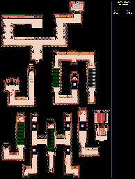 Thumbnail for a map of Pyramid Basement for the Game Boy game Crystalis.