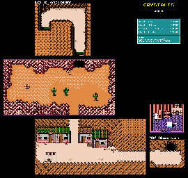 Thumbnail for a map of Sahara for the Game Boy game Crystalis.