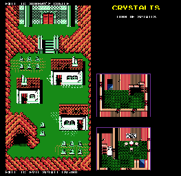 Thumbnail for a map of Town Of Spirits for the Game Boy game Crystalis.