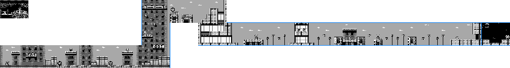 Thumbnail for a map of City for the Game Boy game Darkwing Duck.