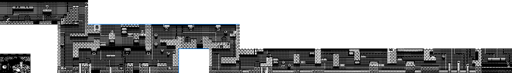 Thumbnail for a map of Sewers for the Game Boy game Darkwing Duck.