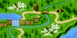 Thumbnail for a map of Blackforest Plateau (In-Game Map) for the Game Boy game Donkey Kong GB: Dinky Kong & Dixie Kong.