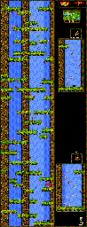 Thumbnail for a map of Blackforest Plateau Rocketeer Rally for the Game Boy game Donkey Kong GB: Dinky Kong & Dixie Kong.