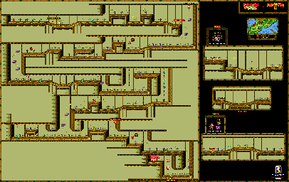 Thumbnail for a map of Cape Codswallop Total Rekoil for the Game Boy game Donkey Kong GB: Dinky Kong & Dixie Kong.
