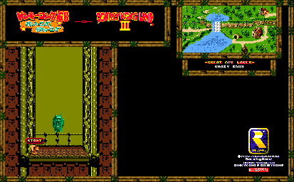 Thumbnail for a map of Great Ape Lakes Krazy KAOS for the Game Boy game Donkey Kong GB: Dinky Kong & Dixie Kong.