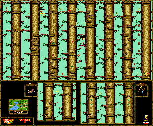 Thumbnail for a map of Great Ape Lakes Simian Shimmy for the Game Boy game Donkey Kong GB: Dinky Kong & Dixie Kong.