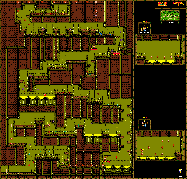 Thumbnail for a map of The Lost World Barrel Boulevard for the Game Boy game Donkey Kong GB: Dinky Kong & Dixie Kong.