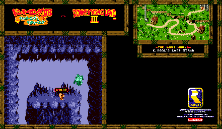Thumbnail for a map of The Lost World K. Rool's Last Stand for the Game Boy game Donkey Kong GB: Dinky Kong & Dixie Kong.