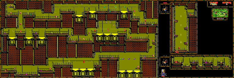 Thumbnail for a map of The Lost World Kuchuka Karnage for the Game Boy game Donkey Kong GB: Dinky Kong & Dixie Kong.