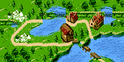 Thumbnail for a map of Northern Kremisphere (In-Game Map) for the Game Boy game Donkey Kong GB: Dinky Kong & Dixie Kong.