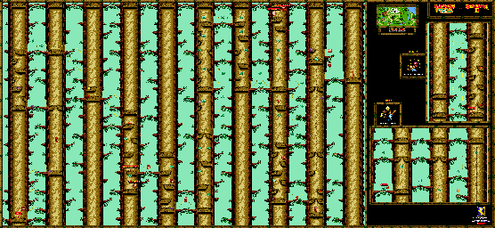 Thumbnail for a map of Primate Plains Minky Mischief for the Game Boy game Donkey Kong GB: Dinky Kong & Dixie Kong.